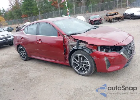 2025 Nissan Sentra Sr из США, поврежденный, VIN 3N1AB8DV2SY366640